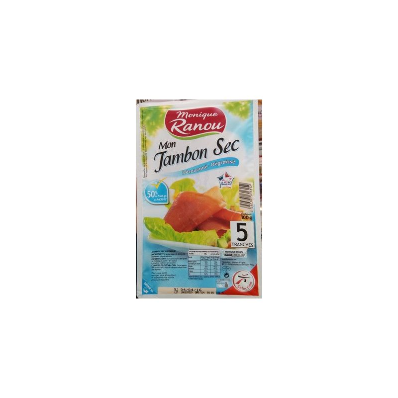 Ranou Jambon Sec Dd 5Trc100G