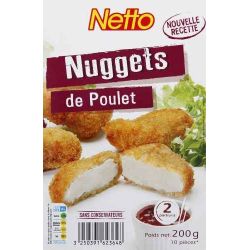 Netto 10 Nuggets Poulet 200G