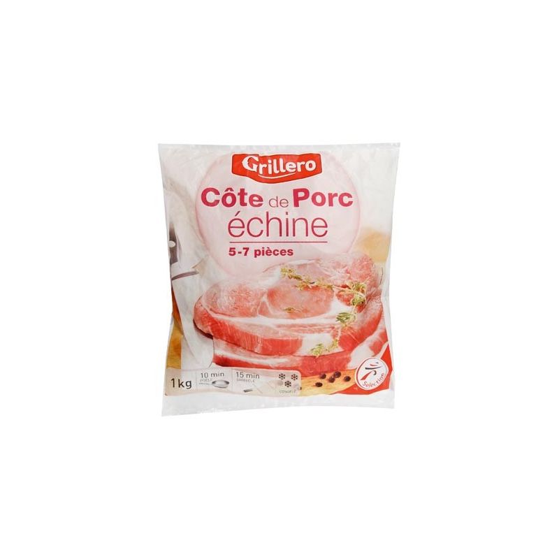 Grillero Cote Porc Echine 1Kg