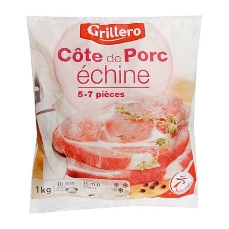 Grillero Cote Porc Echine 1Kg
