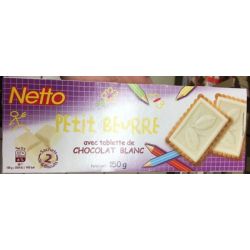 Netto Tablette Choco Blanc 150