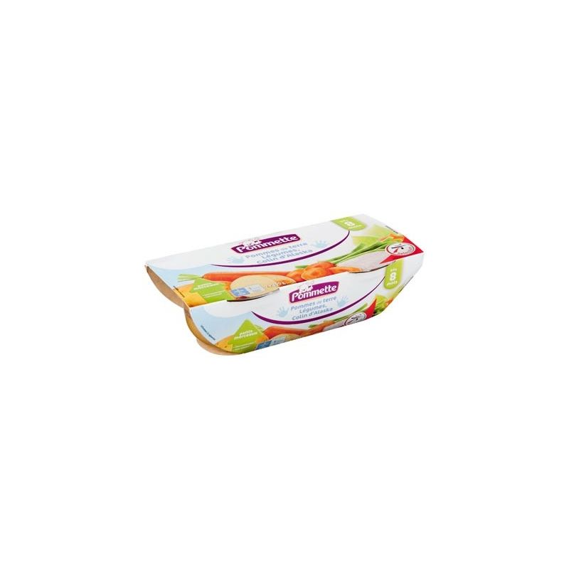 Pommette Legume Poisson 2X200G