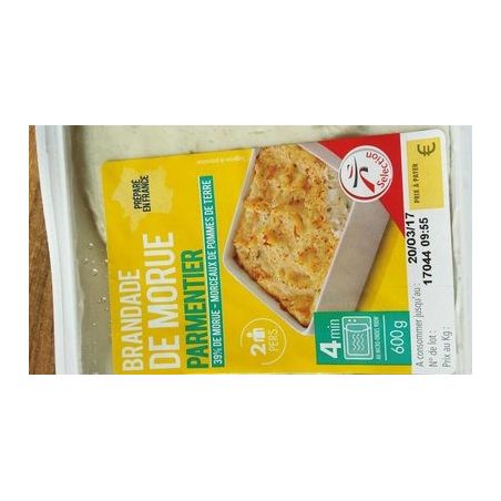 Selection Intermarche Brandade Parmentier Sm 600Gr