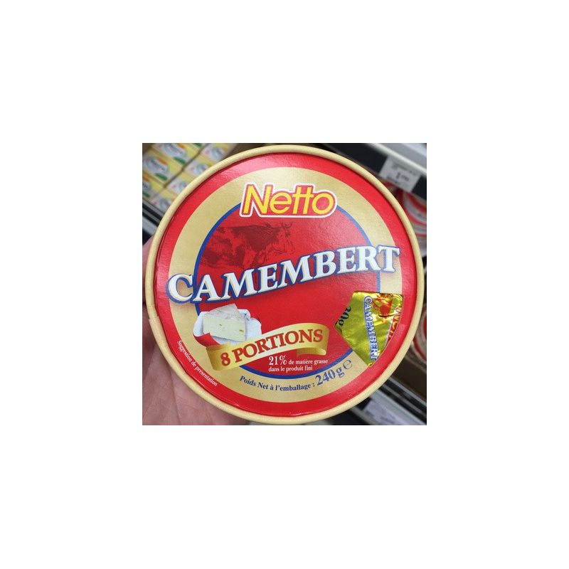 Netto Camembert 8Portions 240G