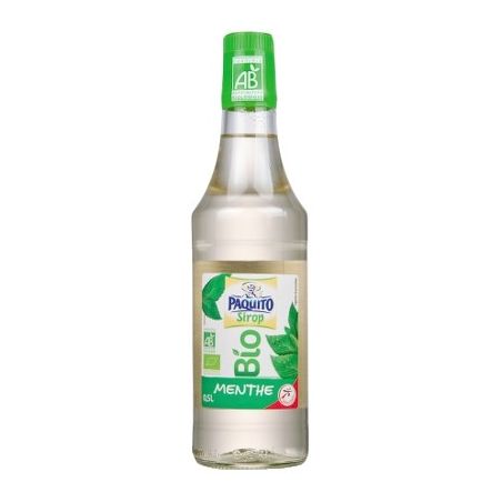 Paquito Bio Sirop Menthe 50Cl
