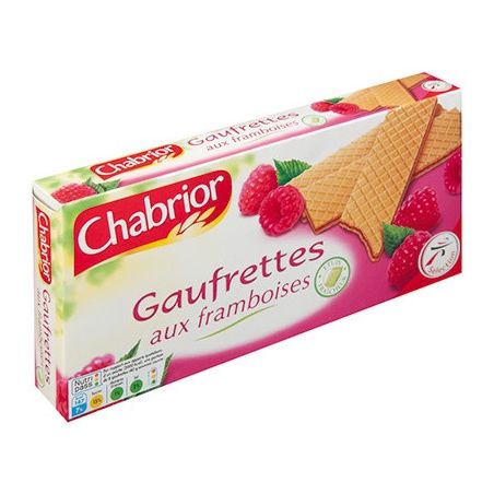 Chabrior Chab Gaufrettes Framboise 160G