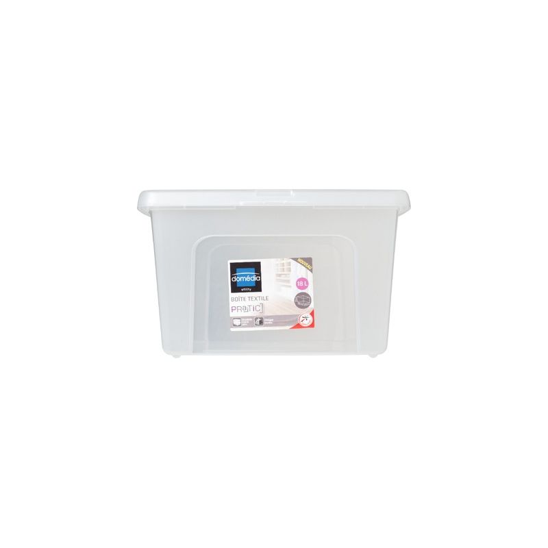 Domedia Dom Boite 18L Clear Transp.