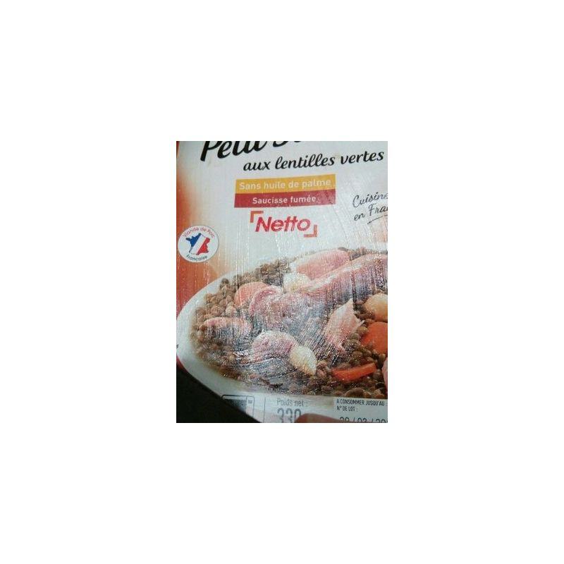 Netto Petit Sale Lentilles330G