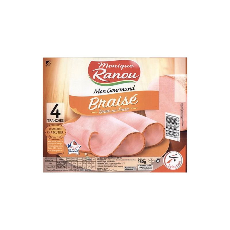 Ranou Jambon Braise Dd 4T 160G