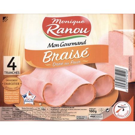 Ranou Jambon Braise Dd 4T 160G