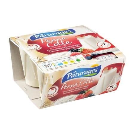 Paturages Pat.Panna Cotta Frt Rges 4X90G