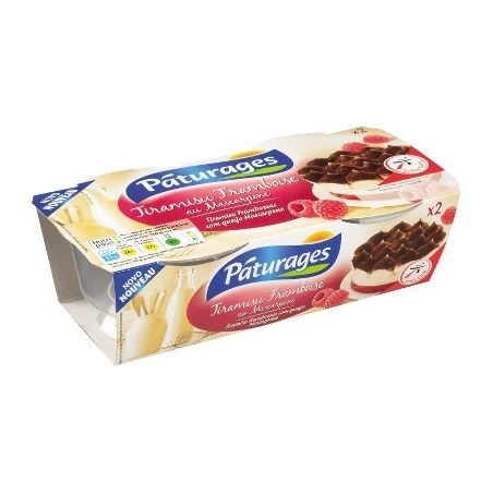 Paturages Pat.Tiramisu Framboise 2X100G