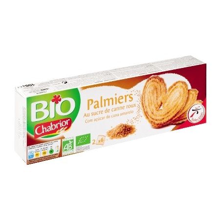 Chabrior Palmiers Bio 100G