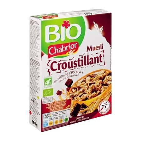 Chabrior Bio Muesli Choc 500G