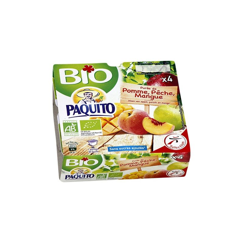 Paquito Paq Coup Bio P/Pec/Mang 4X100G