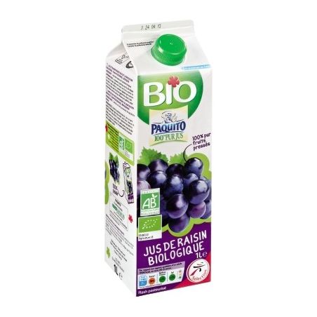 Paquito Pur Jus Raisin Bio 1L