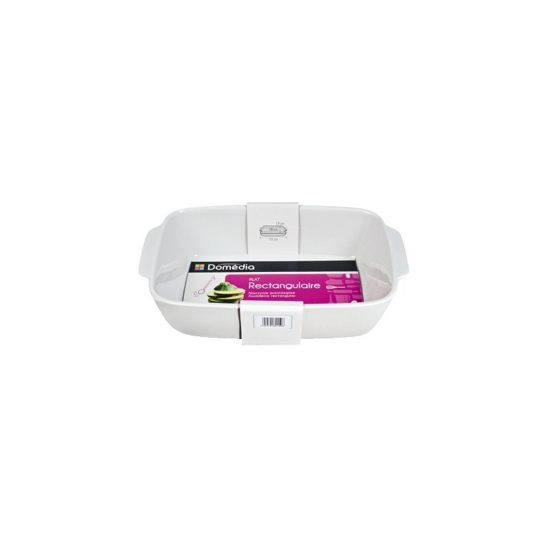 Domedia Dom Plat Rect. 33X24Cm Blc