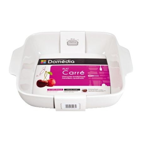 Domedia Dom Plat Carre 26X26Cm Blc