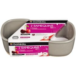 Domedia Dom Ramequins Design X2 Gris