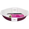 Domedia Dom Plat Ovale 34X21Cm Prune