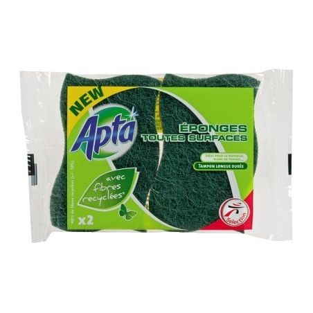 Apta Eponge Fibre Recyclee X2