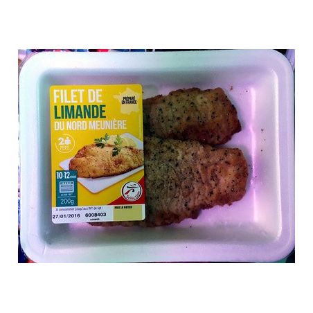 Selection Intermarche Filet Limande Meun Pnm 200G