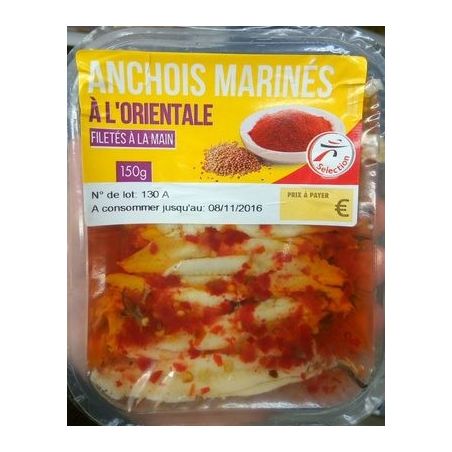 Selection Intermarche Anchois Oriental 150Gr