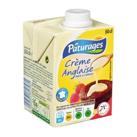 Paturages Pat Creme Anglaise Uht 50Cl