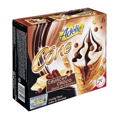 Adelie Cone 2 Chocolat X6 390G