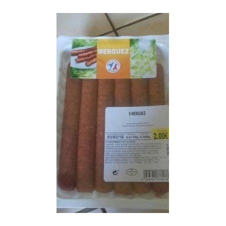 Jean Roze 6 Merguez Pf 300G