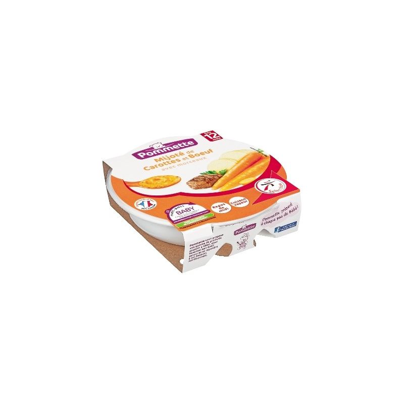 Pommette Pommet Mijote Carot Boeuf 230G