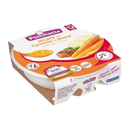 Pommette Pommet Mijote Carot Boeuf 230G