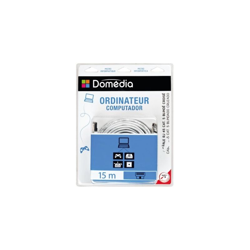 Domedia Dom Cable Rj45 Cat5 Blinde 15M