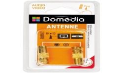 Domedia Dom Adap Coaxial Fiche F Gold