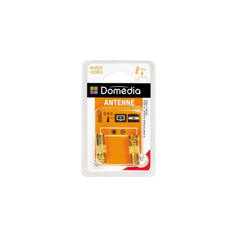 Domedia Dom Adap Coaxial Fiche F Gold