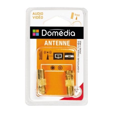 Domedia Dom Adap Coaxial Fiche F Gold