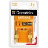 Domedia Dom Adap Coaxial Fiche F Gold