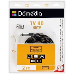 Domedia Dom Cable Hdmi M/M Nylon 2M