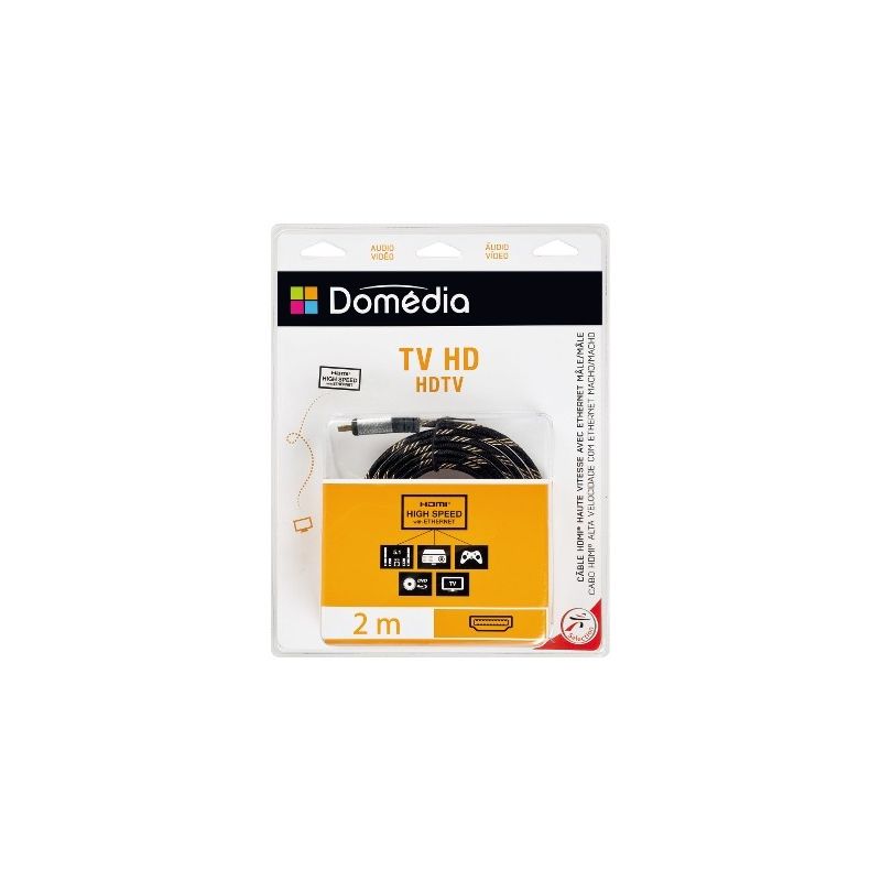 Domedia Dom Cable Hdmi M/M Nylon 2M