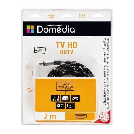 Domedia Dom Cable Hdmi M/M Nylon 2M