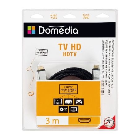 Domedia Dom Cable Hdmi M/M Nylon 3M