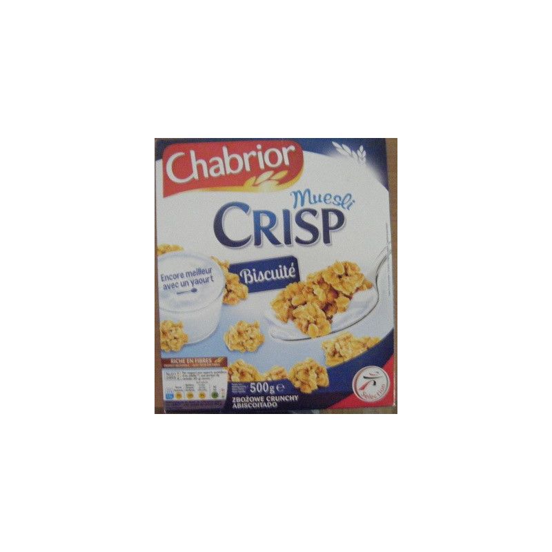 Chabrior Chab Muesli Crisp Bisc.500G