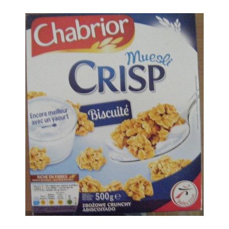 Chabrior Chab Muesli Crisp Bisc.500G