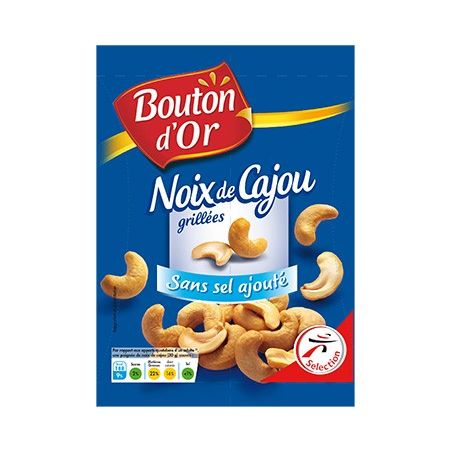Bouton Or Bo Noix De Cajou Sans Sel 125G