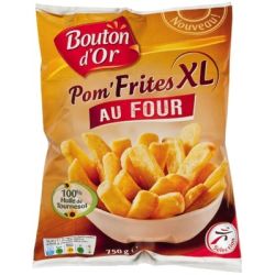 B.or Pom Frite Xl Au Four - Bouton d'Or - 750 g e