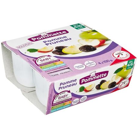 Pommette Pt Frt Pm/Prun 4X100G