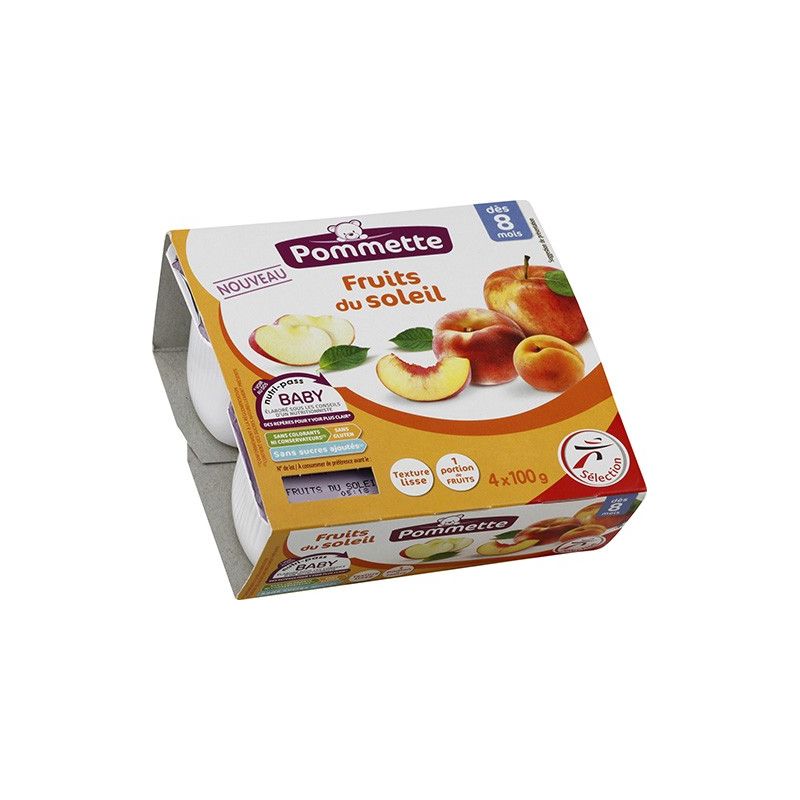 Pommette Pommet Pt Ft Pm/Pech/Ab 4X100G