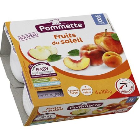 Pommette Pommet Pt Ft Pm/Pech/Ab 4X100G