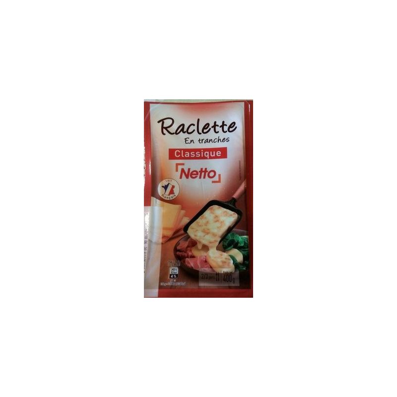 Netto Raclette Tranchee 800G