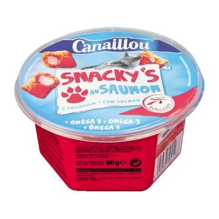 Canaillou Canail Snack Four Saumon 60G